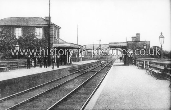 Railway Station, Theydon Bois, Epping Forest, Essex. c.1910